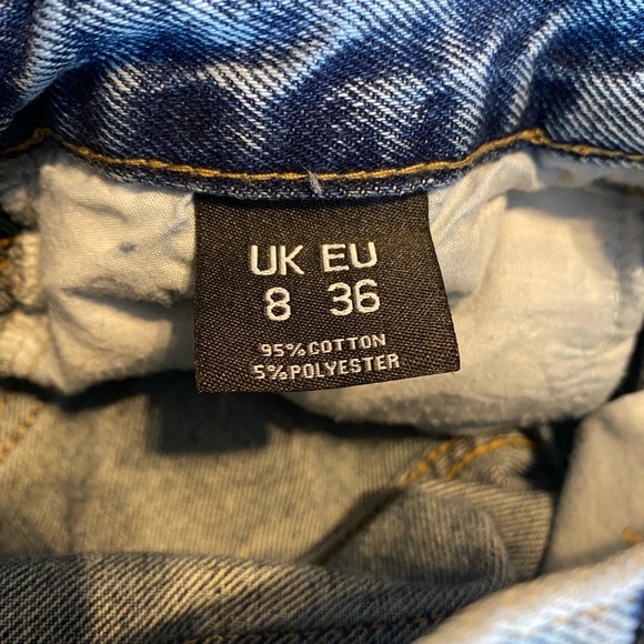 Pretty Little Thing High Rise Jeans Size 6 - Picture 4 of 4